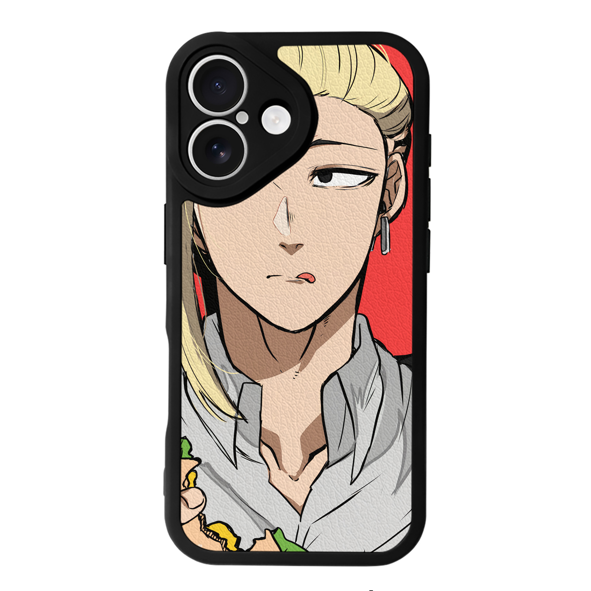 （画像用） 東京リベンジャーズ Tokyo Revengers 【iPhone 16シリーズ対応】シリコンスマホケース（レザー調） 材質：シリコン